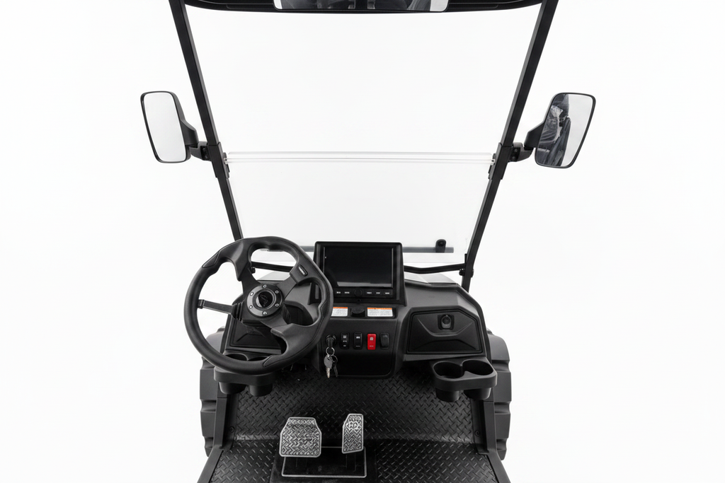 EVA BEA KC 4+2 Electric LSV Golf Cart - Studio Interior View